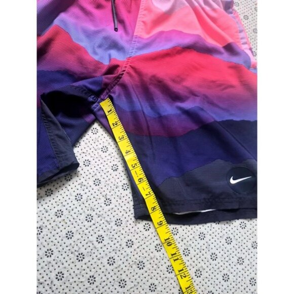 Nike Athletic Shorts Gradient Print Drawstring Waist Size S‎ - Picture 6 of 8